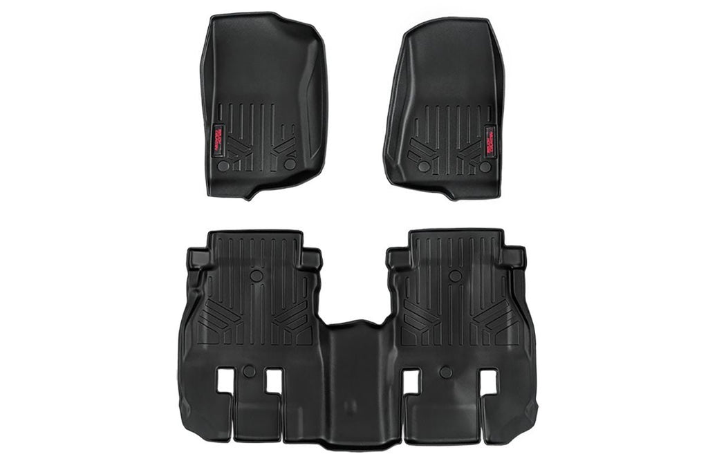 Floor Mats | FR & RR | 4 Door | Jeep Wrangler Unlimited 4WD (2018-2025)
