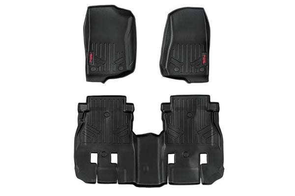 Floor Mats | FR & RR | 4 Door | Jeep Wrangler Unlimited 4WD (2018-2025)