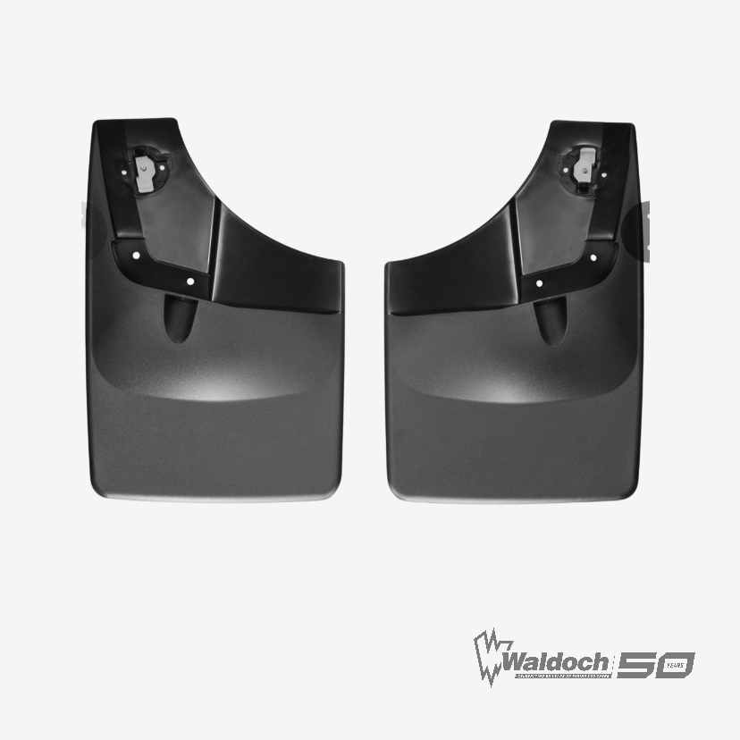 WeatherTech No-Drill DigitalFit Rear Mud Flaps Black - 120050