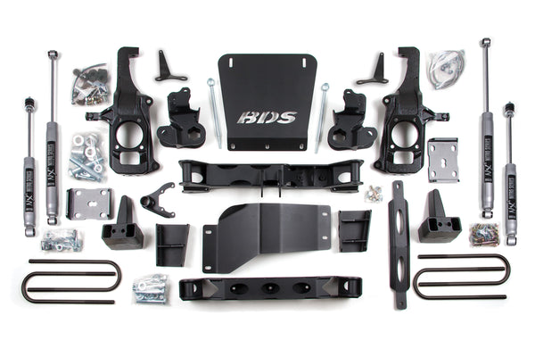 BDS Suspension 6.5" Suspension Lift Kit 2011-2019 Chevrolet/GMC 2500/3500 196H