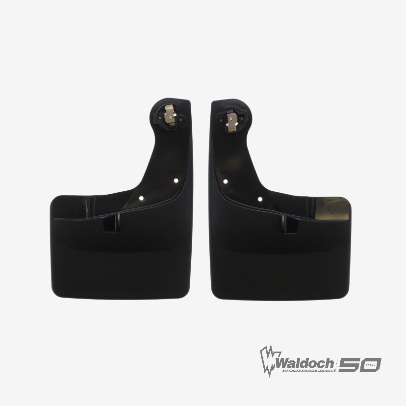 2022 F150 BLACK NO DRILL MUDFLAPS FRONT (PAIR) - 110134