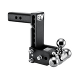 B&W 2" Receiver 7" Drop Hitch With 3-Ball Option - TS10049C