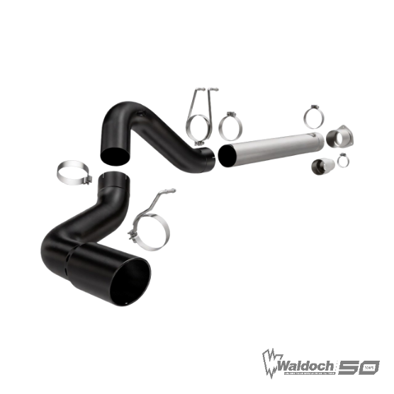 Dpf Series Filter Back System Cat Back-Diesel Black