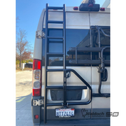 PROMASTER REAR DOOR LADDER/WITH TIRE BOX MOUNT - 210569-FS