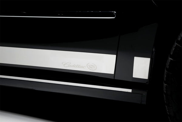 GM Stainless Steel Rocker Panels-Cadillac Escalade ESV - 4.75" Wide - 8 Pcs - Rocker Panels