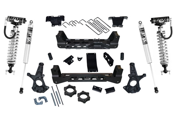 6.5" Lift Kit w/FOXCoilovers&RrShks-14-18 (19Clsc)GM1500 4WD w/Al or SS CtrlArms