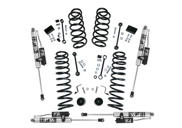2.5" Dual Rate Coil Lift Kit w/ Fox 2.0 Res Shocks - 18-22 Wrangler JL 4WD - 2Dr