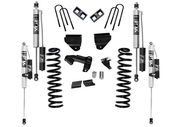 4" Lift Kit w/ FOX 2.0 ResShocks - 11-16 F2/350 4WD Dsl w/o4Link Arms w/oRadArms