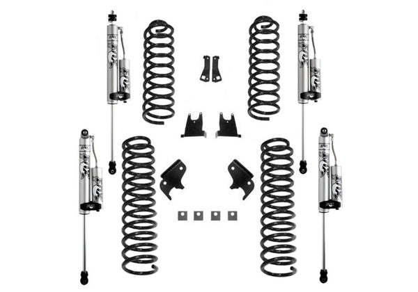 2.5" Lift Kit w/ FOX 2.0 Reservoir Shocks - 07-18 Wrangler JK 4-Door