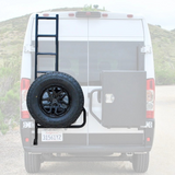 PROMASTER REAR DOOR LADDER/WITH TIRE BOX MOUNT - 210569-FS