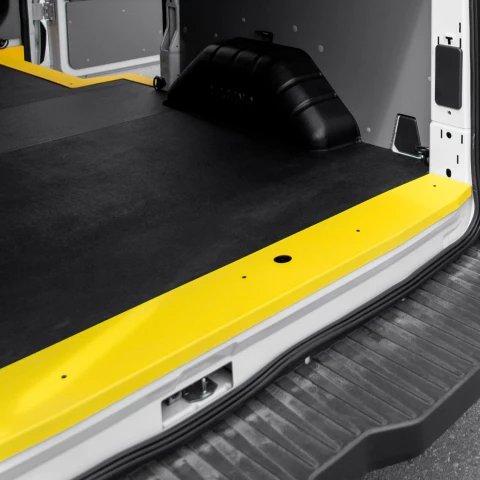 FORD TRANSIT STEEL FLOOR THRESHHOLD - BLACK (ANTI SLIP)