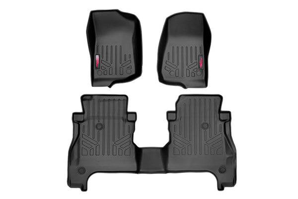 Floor Mats | FR & RR | RR Lockable | Jeep Gladiator JT 4WD (2020-2025)