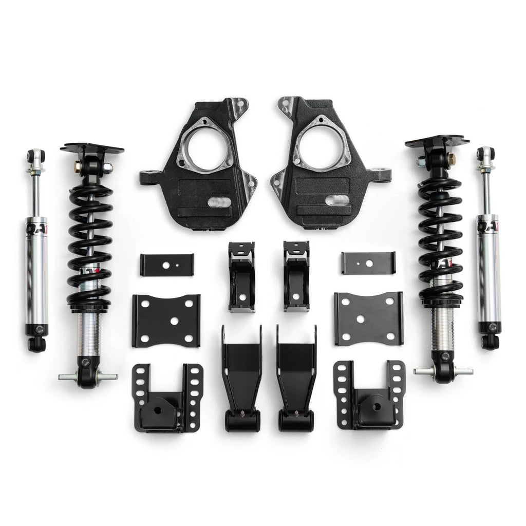 LOWERING KIT W/ SPINDLES, S-ADJ, 4-6" 07-16 SILVERADO, 2WD, CAST ARMS