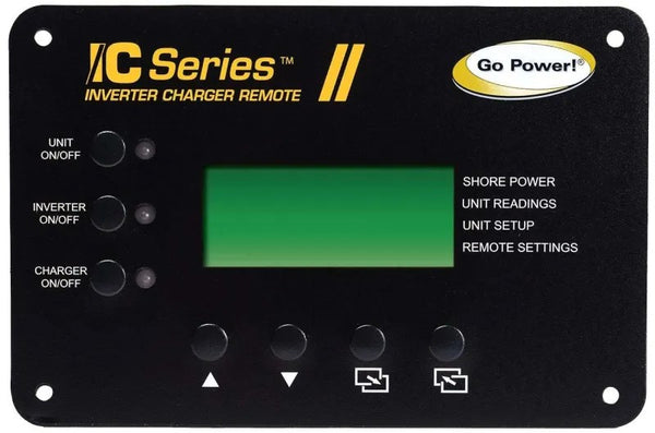 REMOTE PANEL AND CONTROL FOR IC SERIES INVERTER/CHARGER