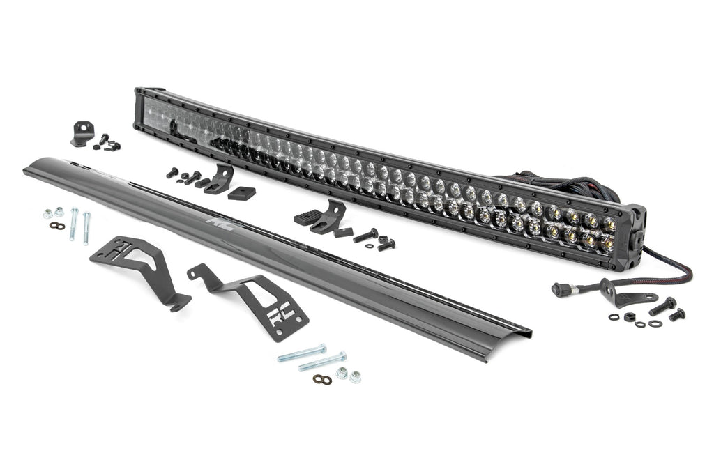 LED Light Kit | Front Mount | 40" Black Dual Row | White DRL | Can-Am Commander Max 1000