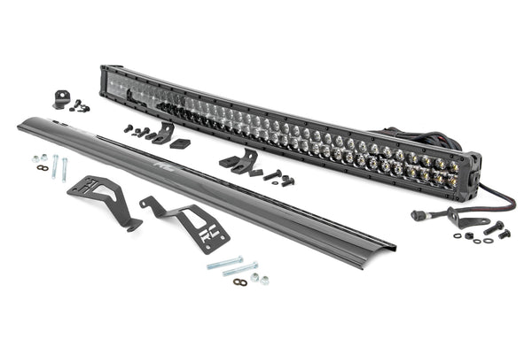 LED Light Kit | Front Mount | 40" Black Dual Row | White DRL | Can-Am Commander Max 1000