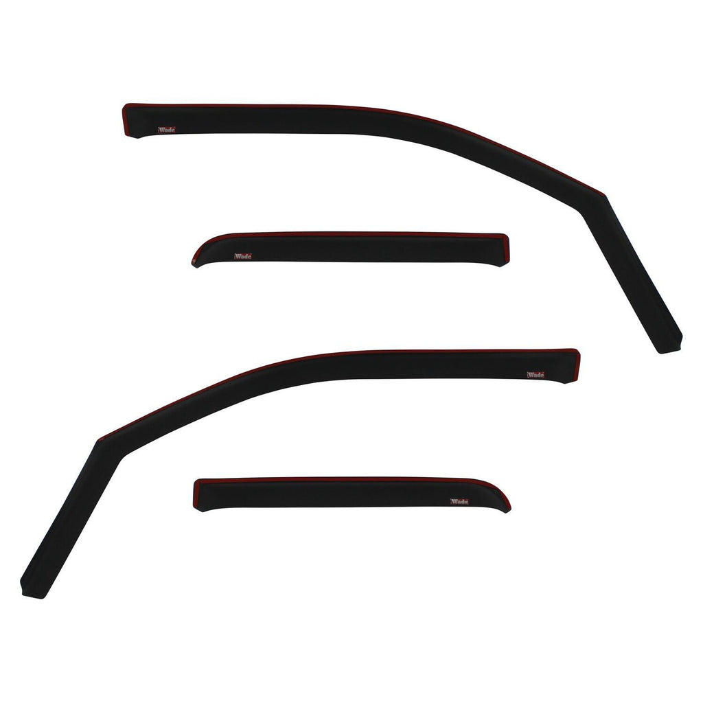 Matte In-Channel Wind Deflector 4pc-1500 Quad Cab 2019-2020 (Excl. 2019-2020 Ram 1500 Classic)