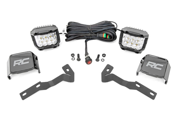 LED Light Kit | Ditch Mount |  3" OSRAM | Wide | Toyota Tacoma 2WD/4WD (16-23)