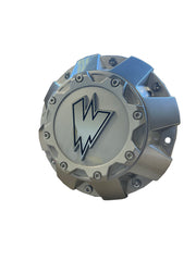 WALDOCH CENTER CAP 8 LUG, 8.5'' DIAMTER, SILVER, CAP5533-8180-S(W)