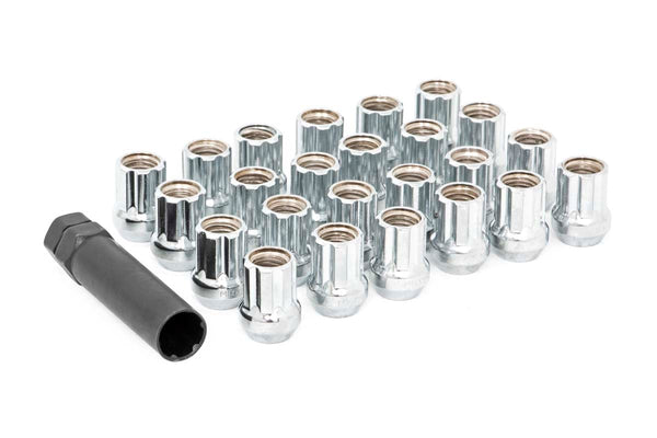 M14 x 1.5 Lug Nut Set of 24 | Chrome | Open End