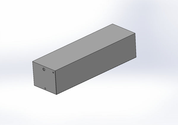 CUSTOM 43 GALLON WATER TANK 16 3/8W X 54"L X 13"