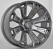 RAVEN 22X10 GREY STONE -16 OFFSET 6X139.7 78.3CB