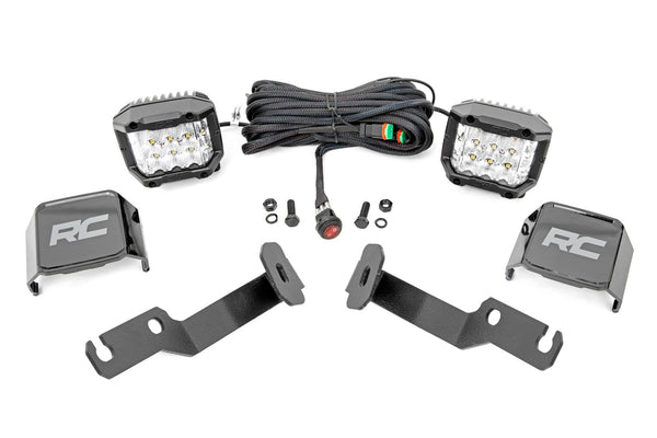 LED Light Kit | Ditch Mount |  3" OSRAM | Wide | Toyota Tacoma 2WD/4WD (05-15)