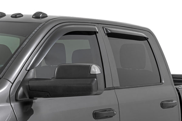 Side Window Deflectors | Tape On Rain Guard | Ram 1500 (09-18) 2500 (10-24)