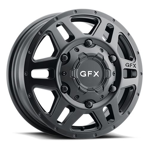 MV2 Dually Front, 16x6, 6x180, +84 Matte Black