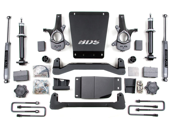 BDS Suspension 6" Suspension Lift Kit 2007-2013 Chevrolet / GMC 1500 Silverado / Sierra 4WD 176H