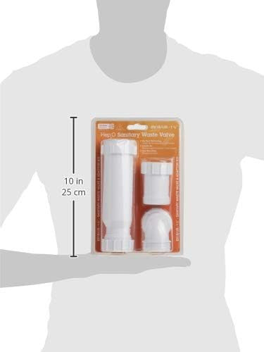 HEPVO SANITARY WASTE VALVE  SHOWER  TRAP 1-1/2 MFG#BV1B/UB