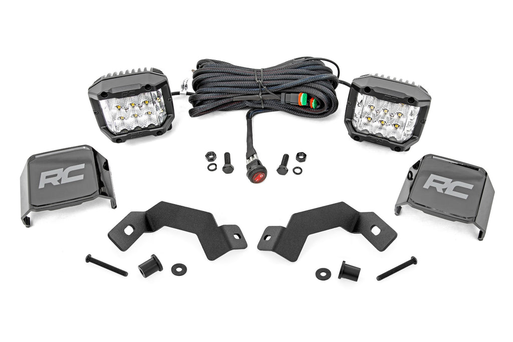 LED Light Kit | Ditch Mount |  3" OSRAM | Wide | Toyota Land Cruiser (24-25)