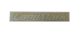 CHROME 3D LANDMARK DECAL 1.58" X 11"