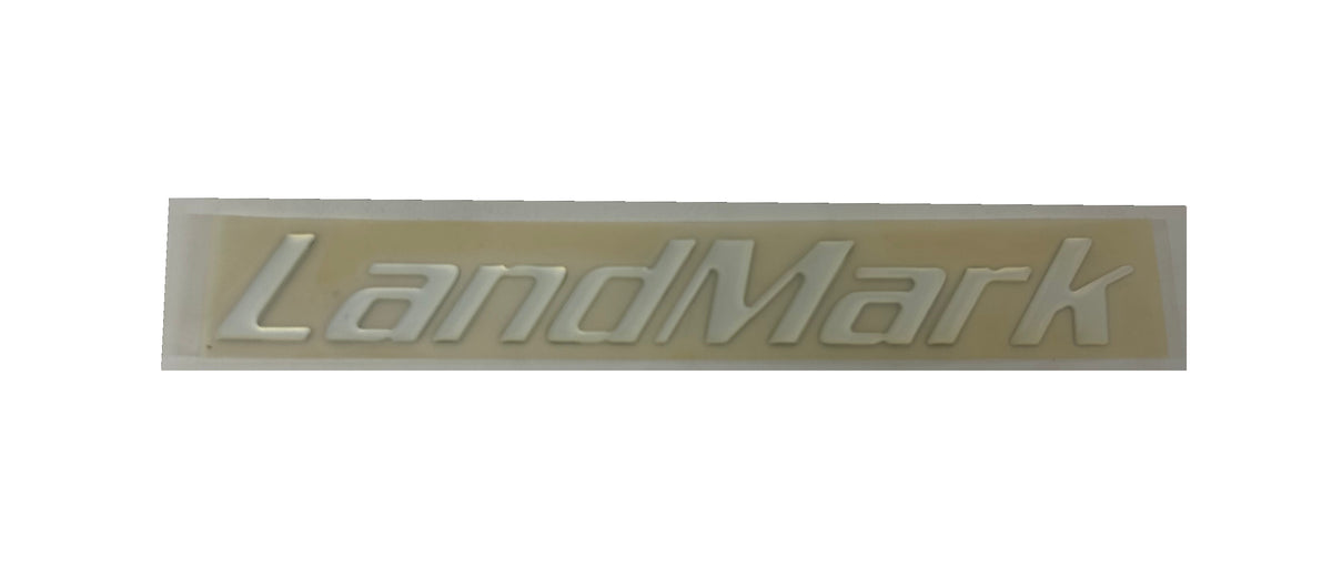 CHROME 3D LANDMARK DECAL 1.58" X 11"