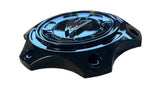 WALDOCH CENTER CAP 6 LUG, 7'' DIAMETER, BLACK, CAP5531-6180-B(W)
