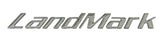 CHROME 3D LANDMARK DECAL 1.58" X 11"