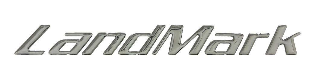 CHROME 3D LANDMARK DECAL 1.58" X 11"