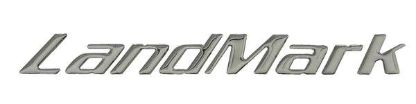 CHROME 3D LANDMARK DECAL 1.58" X 11"