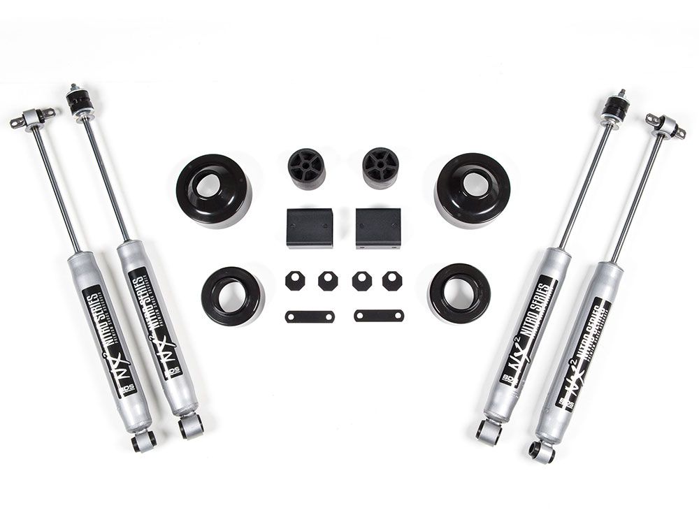 BDS Suspension 2" Coil Spacer Kit 2012-2018 Jeep Wrangler JK 2 Door 463H