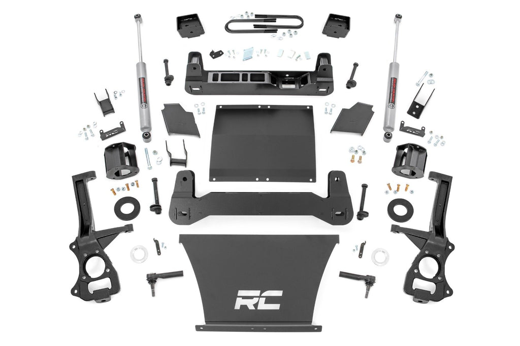 6 Inch Lift Kit | Mono Leaf Rear | N3 | GMC Sierra 1500 2WD/4WD (2019-2024 & Classic)