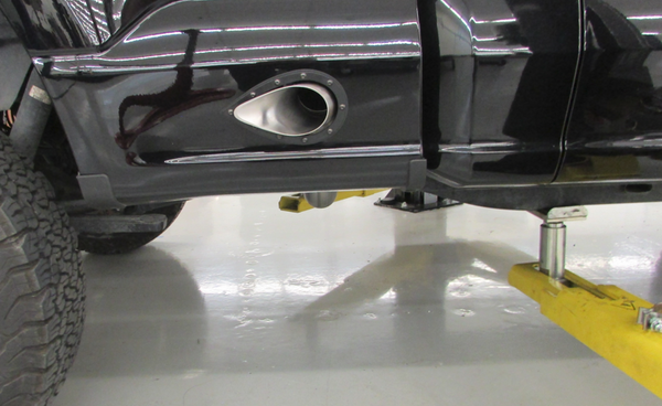 WALDOCH CUSTOM EXHAUST 2021-2026 F150 SINGLE CAB SHORT BED THROUGH THE BED SIDE EXIT EXHAUST