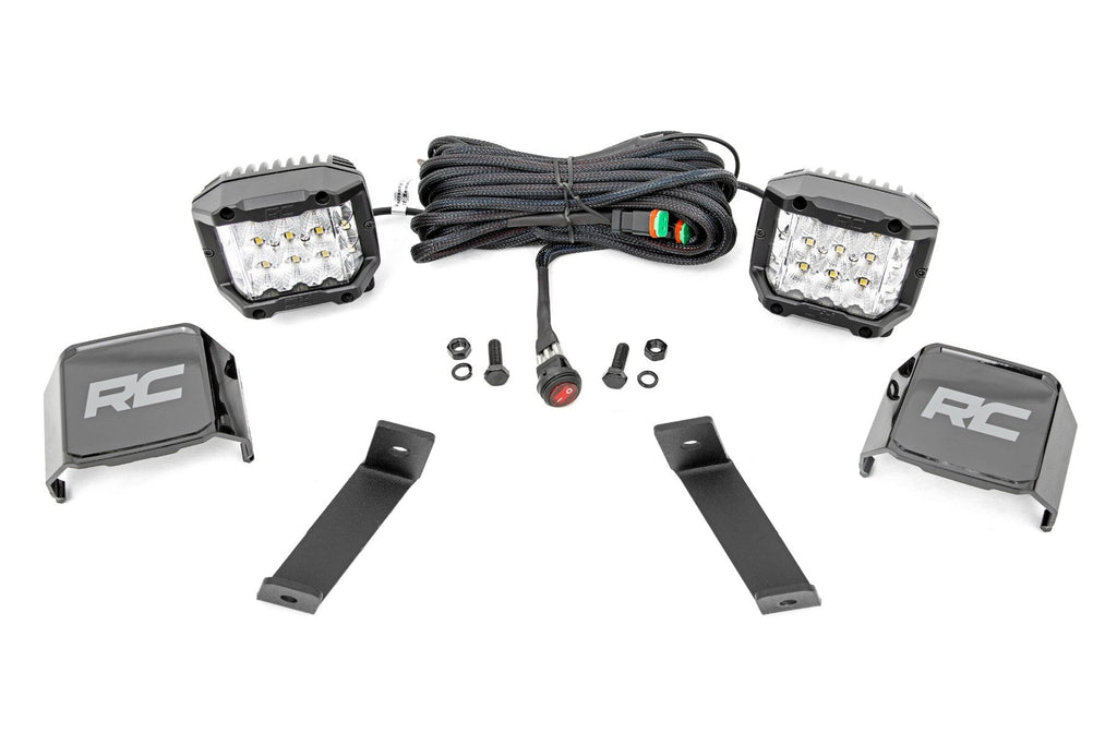 LED Light Kit | Ditch Mount |  3" OSRAM | Wide | Jeep Cherokee KL (14-21)