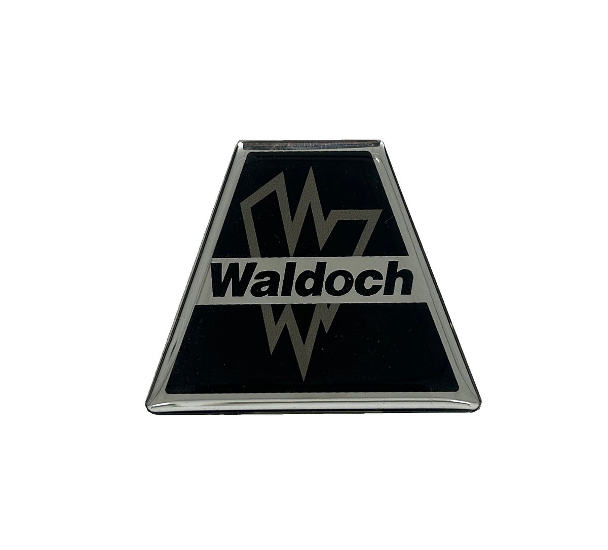 WALDOCH CRYSTAL CAP LOGO, 1.86" X 2.19" / FOAM ADHESIVE