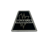 WALDOCH CRYSTAL CAP LOGO, 1.86" X 2.19" / FOAM ADHESIVE