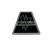 WALDOCH CRYSTAL CAP LOGO, 1.86" X 2.19" / FOAM ADHESIVE