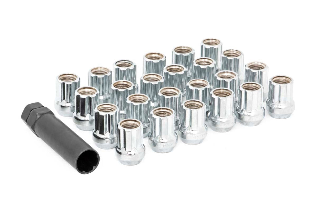 M14 x 1.5 Lug Nut Set of 32 | Chrome | Open End