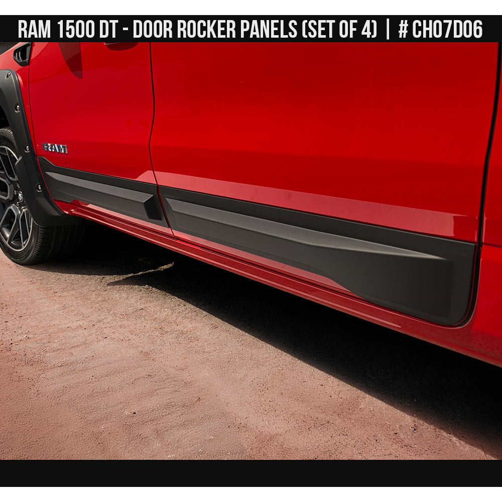 DOOR PANELS CREW CAB BLACK