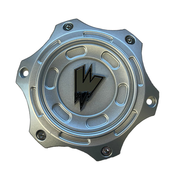 WALDOCH CENTER CAP 6 LUG, 7'' DIAMETER, SILVER, CAP5531-6180-S(W)