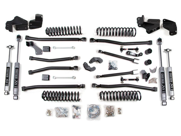 BDS Suspension 4" Long Arm Suspension Lift Kit 2007-2018 Jeep Wrangler JK 2 Door 1419H
