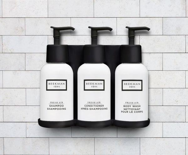 THREE - EcoEclipse™ Amenity Dispenser System for Beekman 1802 Fresh Air 8.5oz Bottles